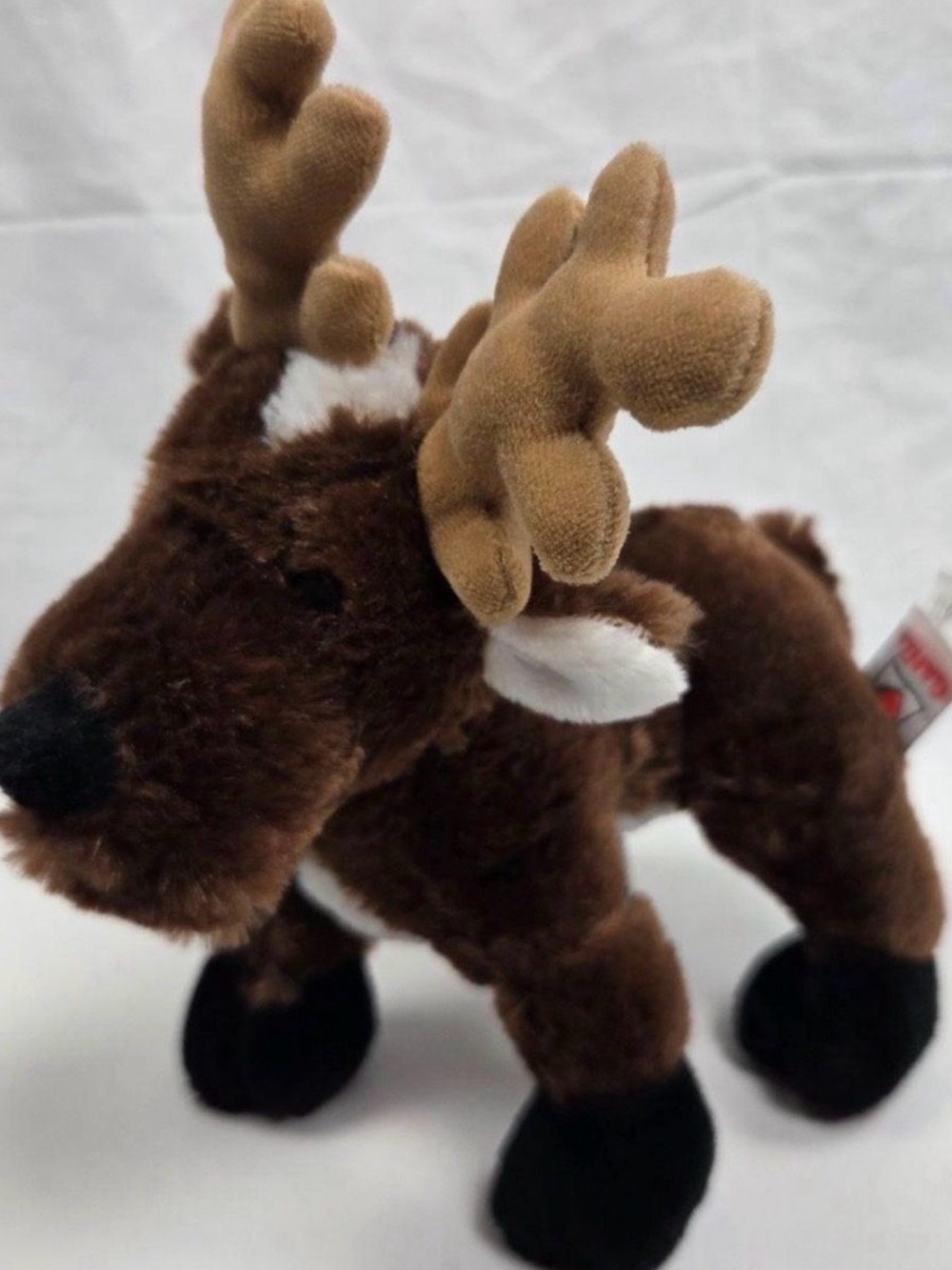 Plush Brown Moose Stuffed Animal - Soft Kids Toy